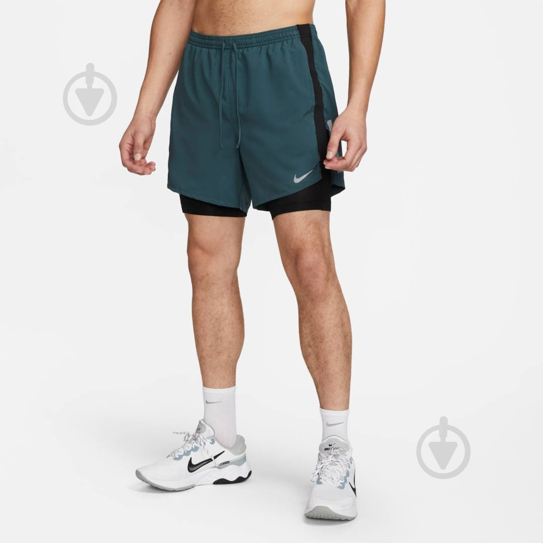 Шорты Nike DX0841-309 р. S зеленый - фото 1
