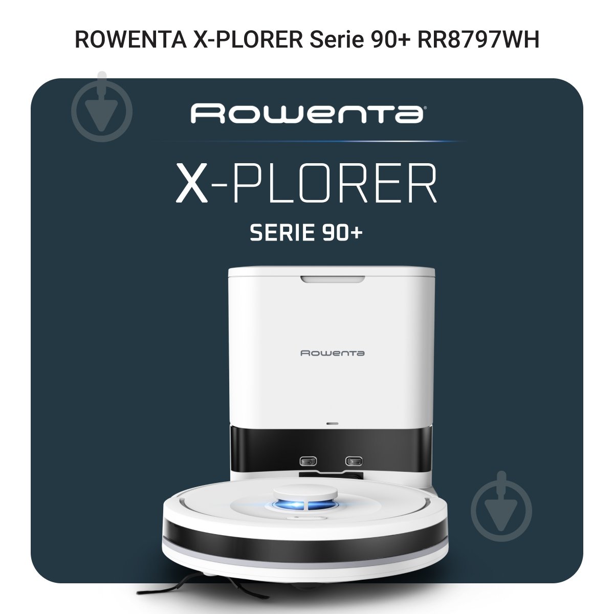 Робот-пилосос Rowenta X-PLORER Serie 90+ RR8797WH white - фото 2 Робот-пилосос Rowenta X-PLORER Serie 90+ RR8797WH white - фото 2