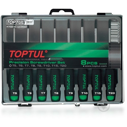 Набор отверток Toptul GAAW0801 - фото 1 Набор отверток Toptul GAAW0801 - фото 1