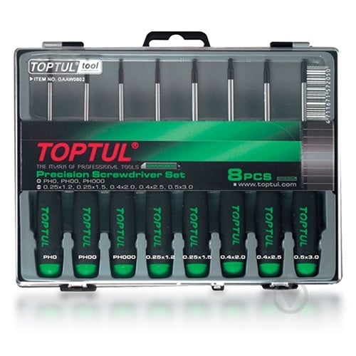 Набор отверток Toptul GAAW0802 - фото 1