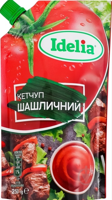 Кетчуп Idelia Шашличний 250г - фото 1
