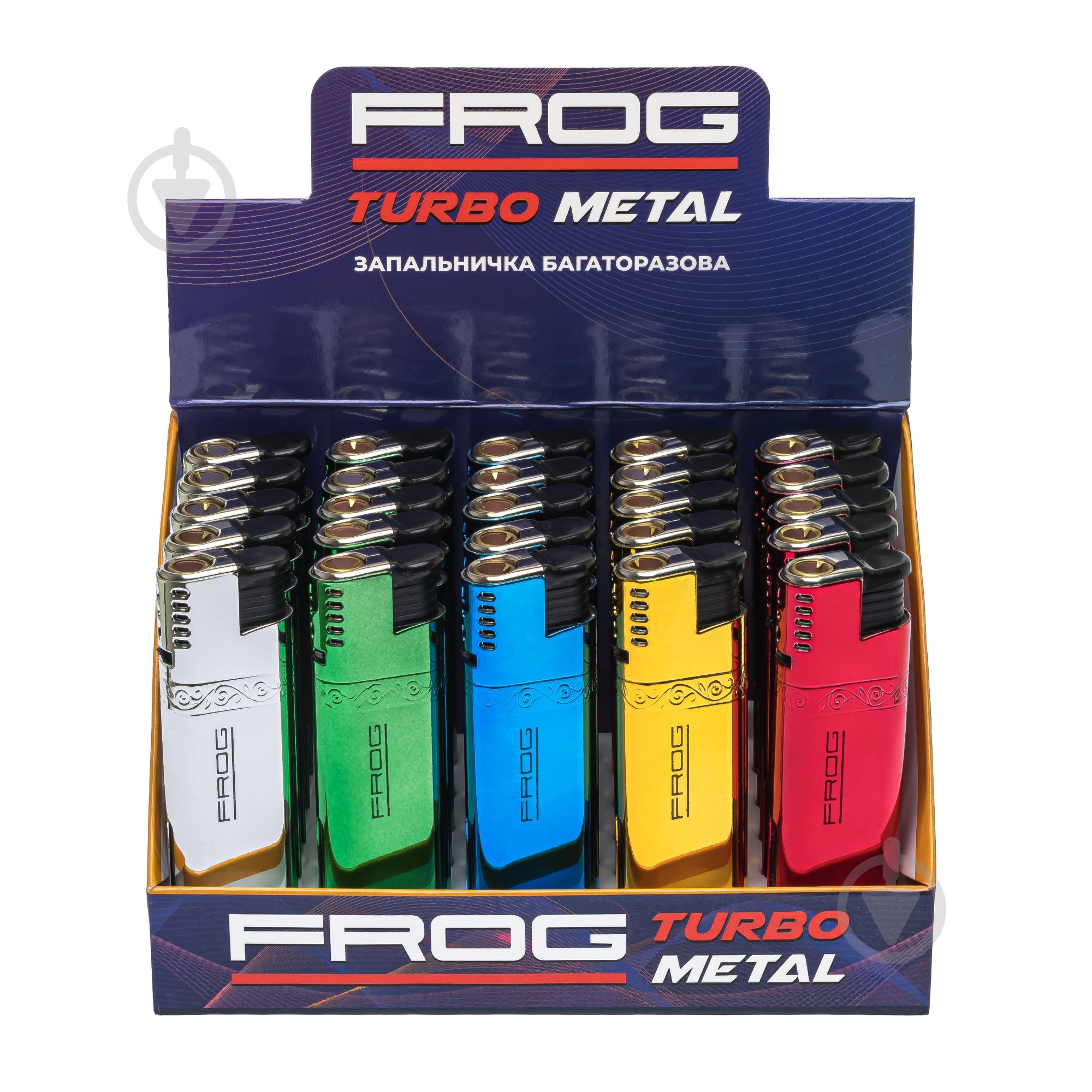 Зажигалка Frog TURBO METAL - фото 6