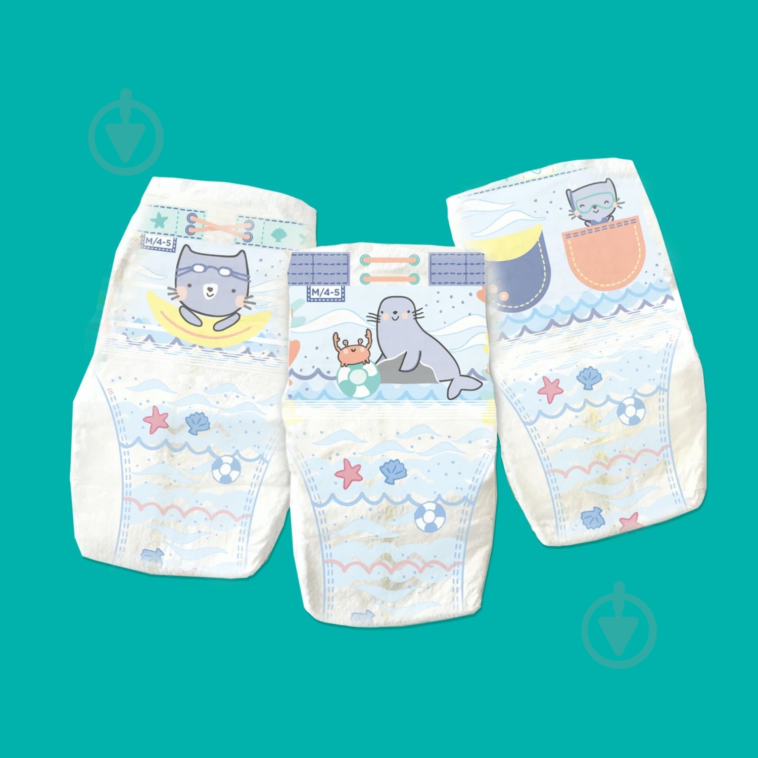 Підгузки-трусики Pampers Splashers 4 9-15 кг 11 шт. - фото 9