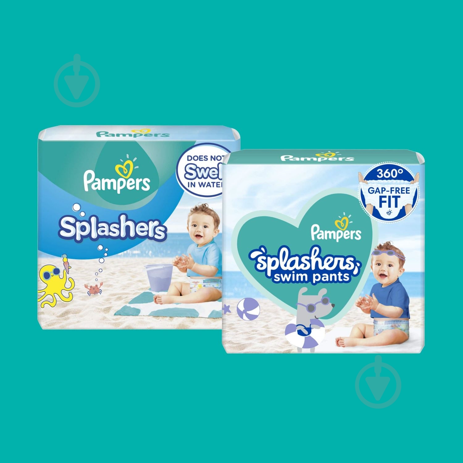 Підгузки-трусики Pampers Splashers 4 9-15 кг 11 шт. - фото 12