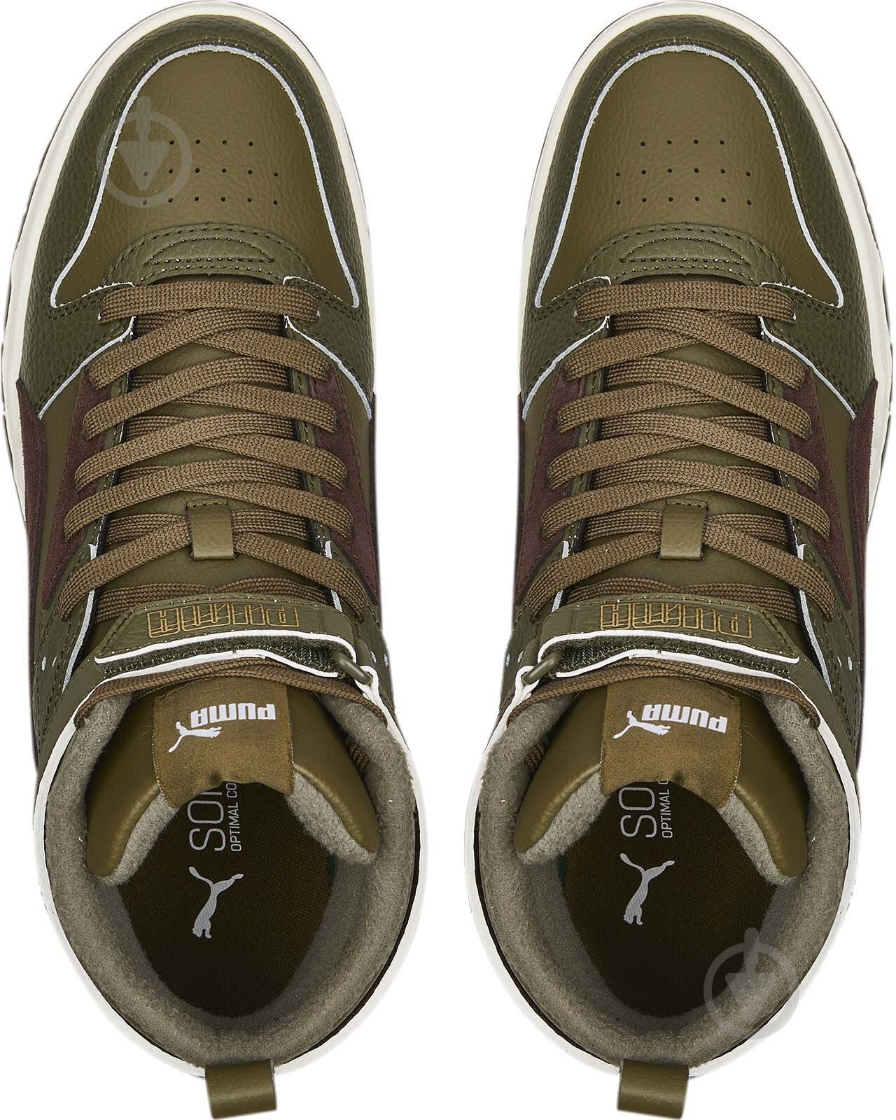 Ботинки Puma RBD GAME WTR DEEP OLIVE-DARK CHOCOLATE-P 38760401 р.44 зеленый - фото 3 Ботинки Puma RBD GAME WTR DEEP OLIVE-DARK CHOCOLATE-P 38760401 р.44 зеленый - фото 3
