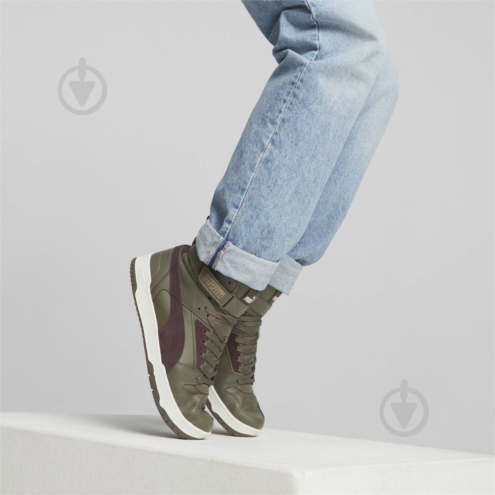 Ботинки Puma RBD GAME WTR DEEP OLIVE-DARK CHOCOLATE-P 38760401 р.44 зеленый - фото 9 Ботинки Puma RBD GAME WTR DEEP OLIVE-DARK CHOCOLATE-P 38760401 р.44 зеленый - фото 9