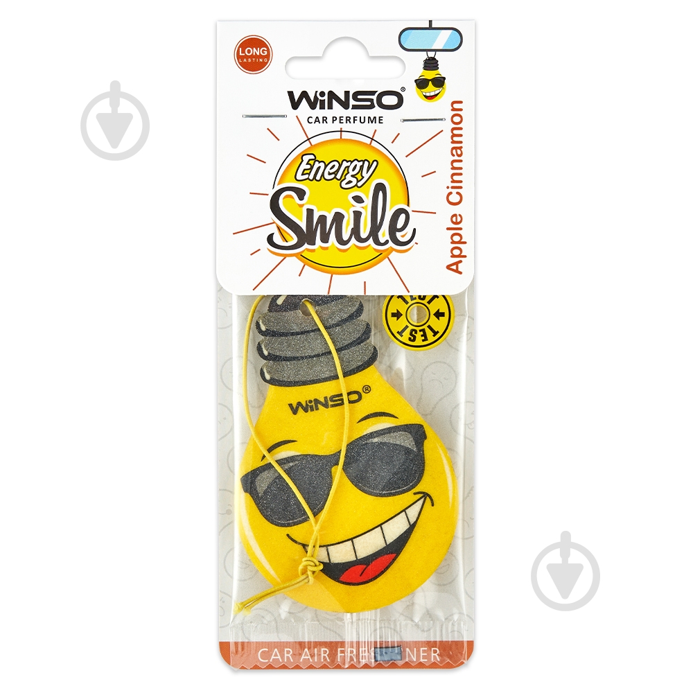 Ароматизатор подвесной WINSO Energy Smile Apple Cinnamon - фото 1