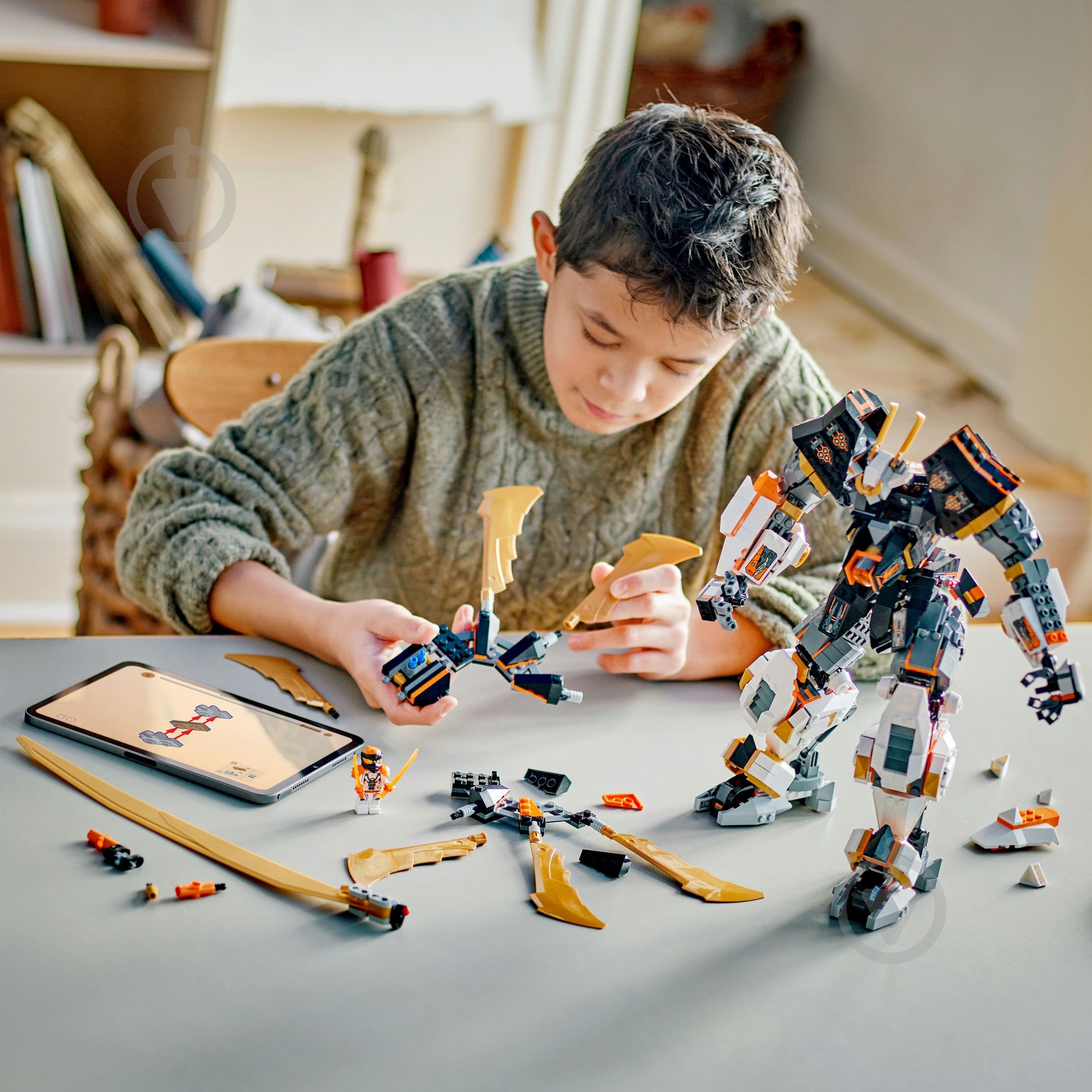 Конструктор LEGO NINJAGO Драконовий робот-титан Коула 71821 - фото 5