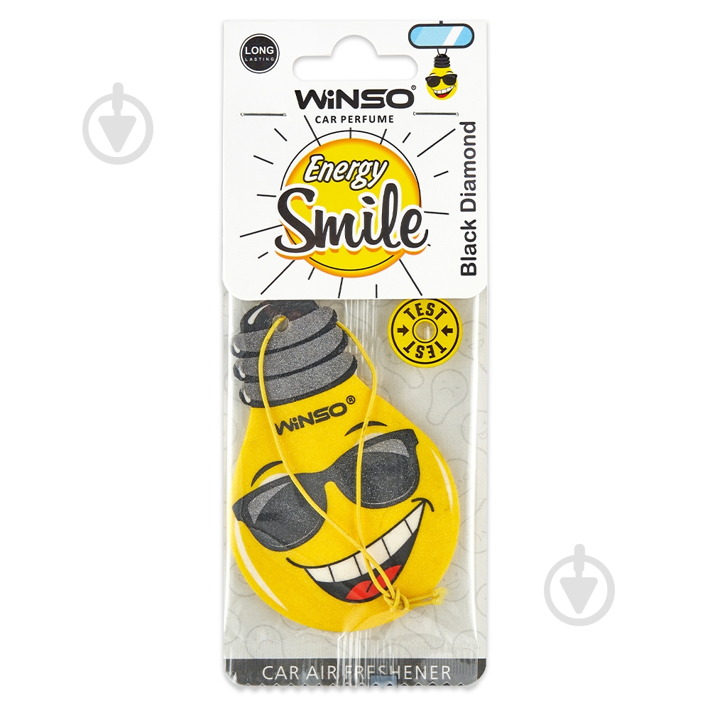 Ароматизатор подвесной WINSO Energy Smile Black Diamond - фото 1