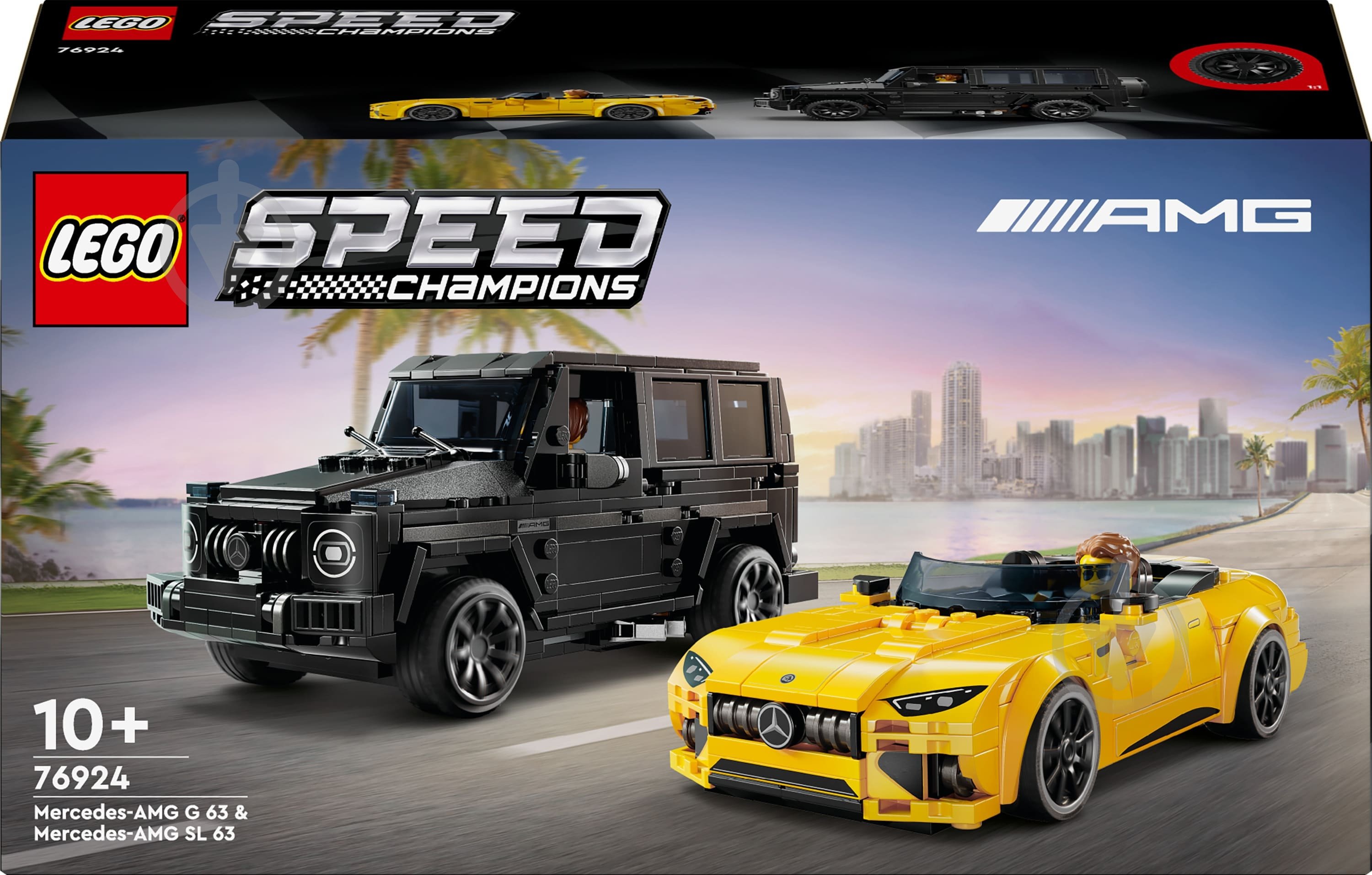 Конструктор LEGO Speed Champions Mercedes-AMG G 63 і Mercedes-AMG SL 63 76924 - фото 1