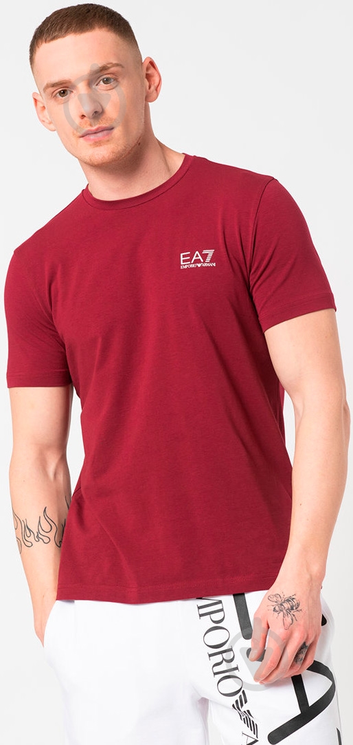 Футболка EA7 8NPT52-PJM5Z-1494 р.2XL бордовый - фото 1