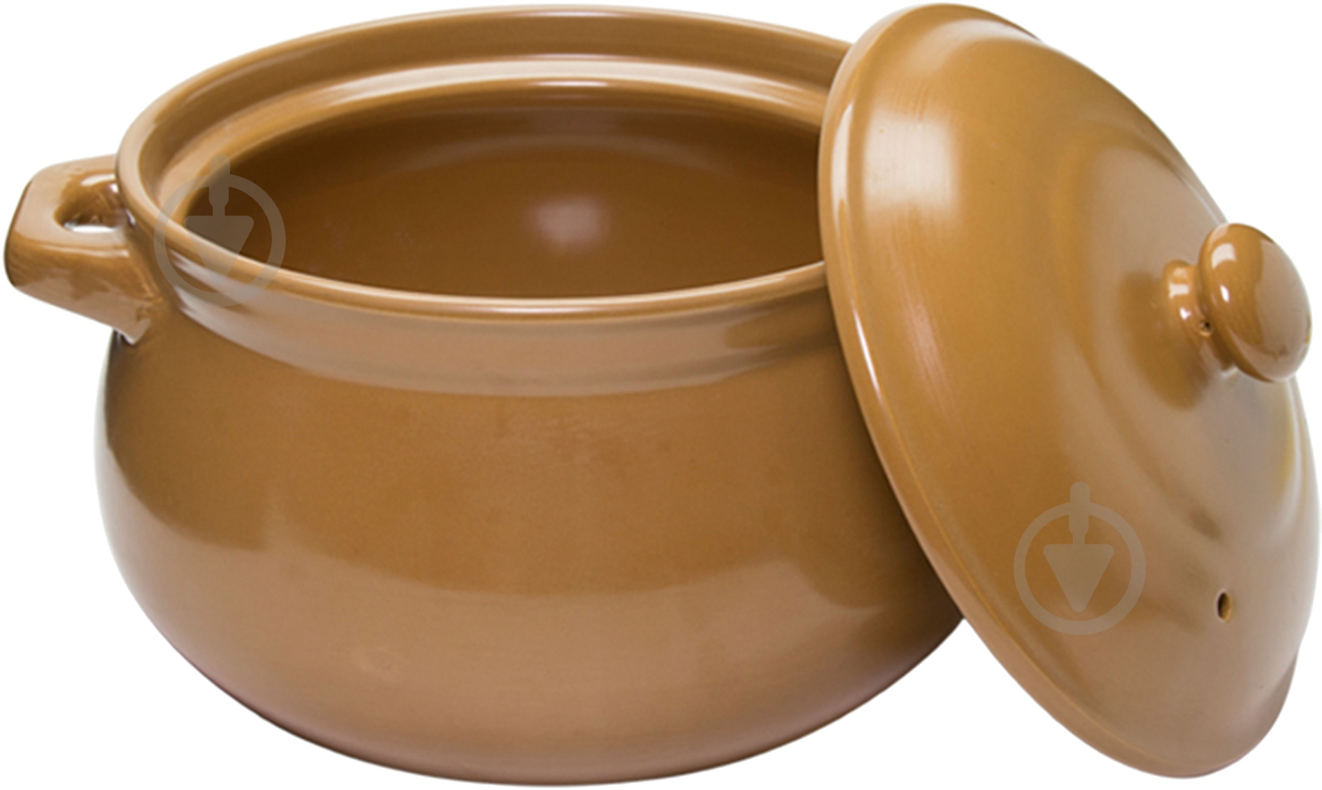 Кастрюля Flamberg 4,8 л коричневая - фото 1