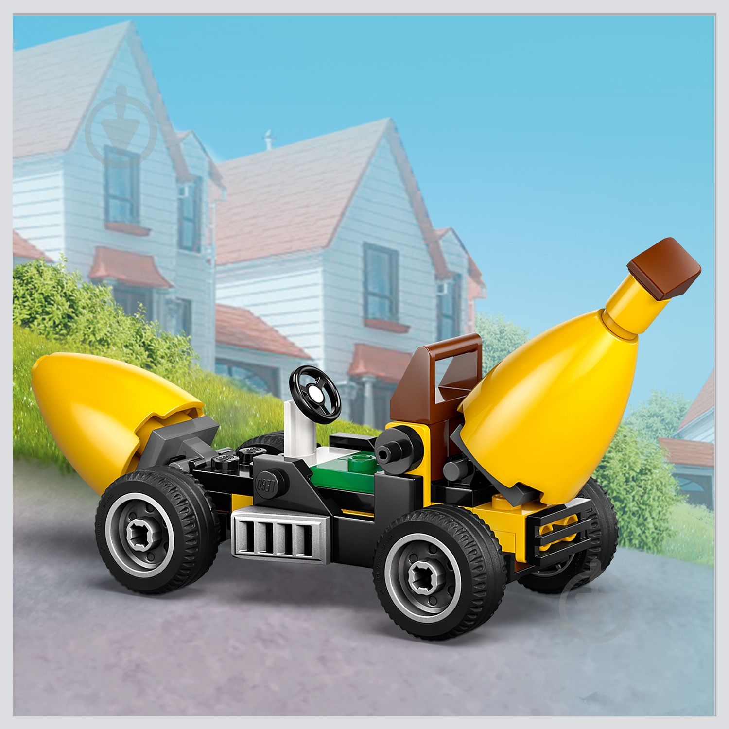 ᐉ Конструктор LEGO Minions Мужчины и банановый автомобиль 75580