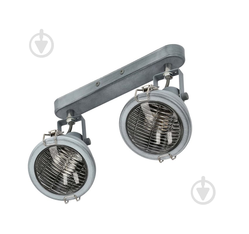 Спот Candellux CRODO 2x40 Вт E14 серый 92-71118 - фото 1