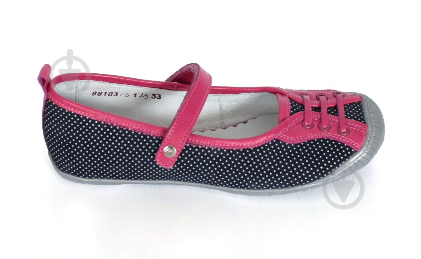 Туфли для девочки Мальви р.27 синий д-387 - фото 2 Туфли для девочки Мальви р.27 синий д-387 - фото 2