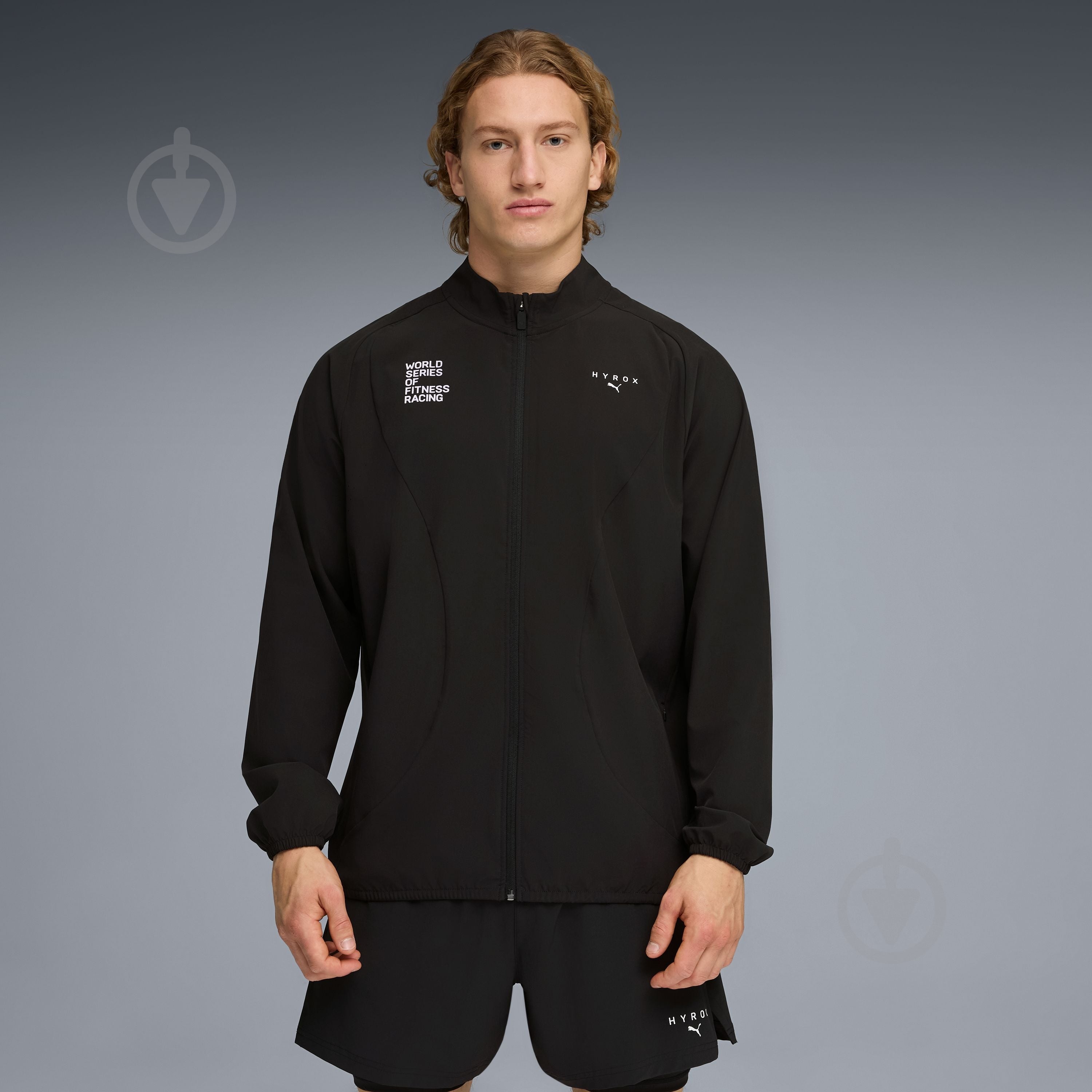CHAMINA アパレル商品 ブラック L ᐉ Вітрівка чоловіча демісезонна Puma X HYROX DRYELITE WARM UP
