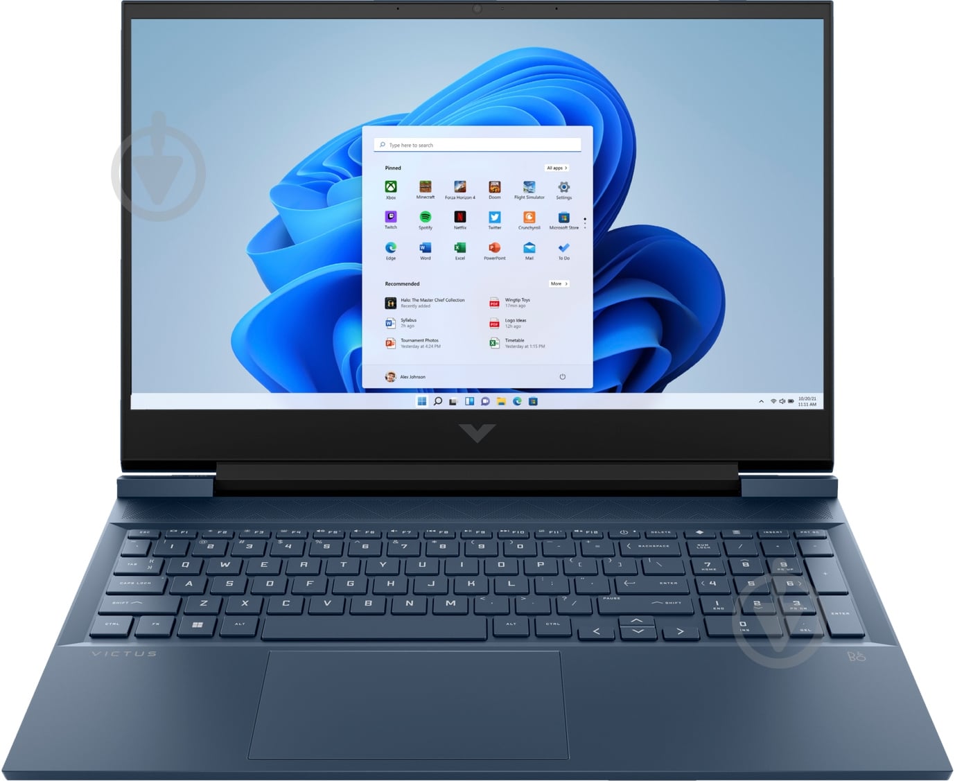 Ноутбук HP Victus 16-d1044ua 16,1" (826P2EA) performance blue - фото 1 Ноутбук HP Victus 16-d1044ua 16,1" (826P2EA) performance blue - фото 1