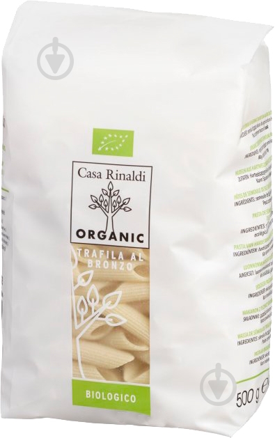 Макарони Casa Rinaldi Пене BIO 500 г (8006165407915) - фото 1 Макарони Casa Rinaldi Пене BIO 500 г (8006165407915) - фото 1