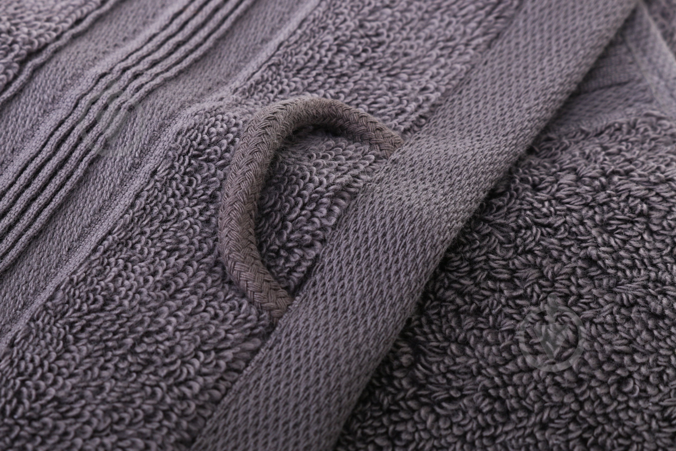 Полотенце 30x50 см антрацит ABC - фото 3