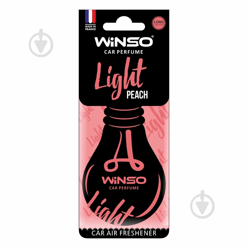 Ароматизатор подвесной WINSO Light Peach 533040 15 мл - фото 1 Ароматизатор подвесной WINSO Light Peach 533040 15 мл - фото 1