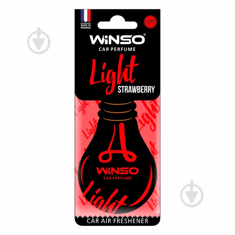 Ароматизатор подвесной WINSO Light Strawberry 533070 15 мл - фото 1 Ароматизатор подвесной WINSO Light Strawberry 533070 15 мл - фото 1