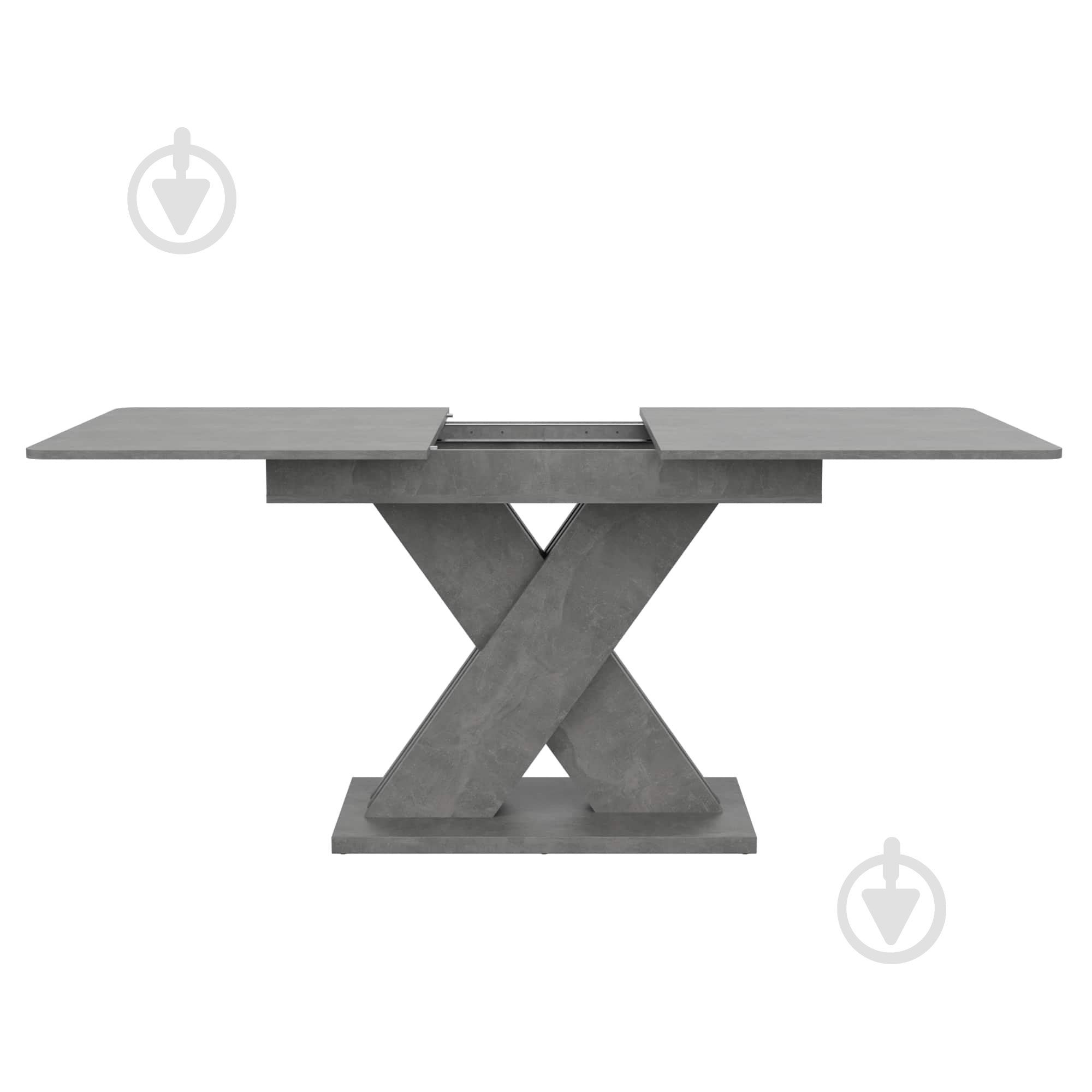 Стіл обідній KS Wood Віто 1400(1800)x800x784мм бетон - фото 2