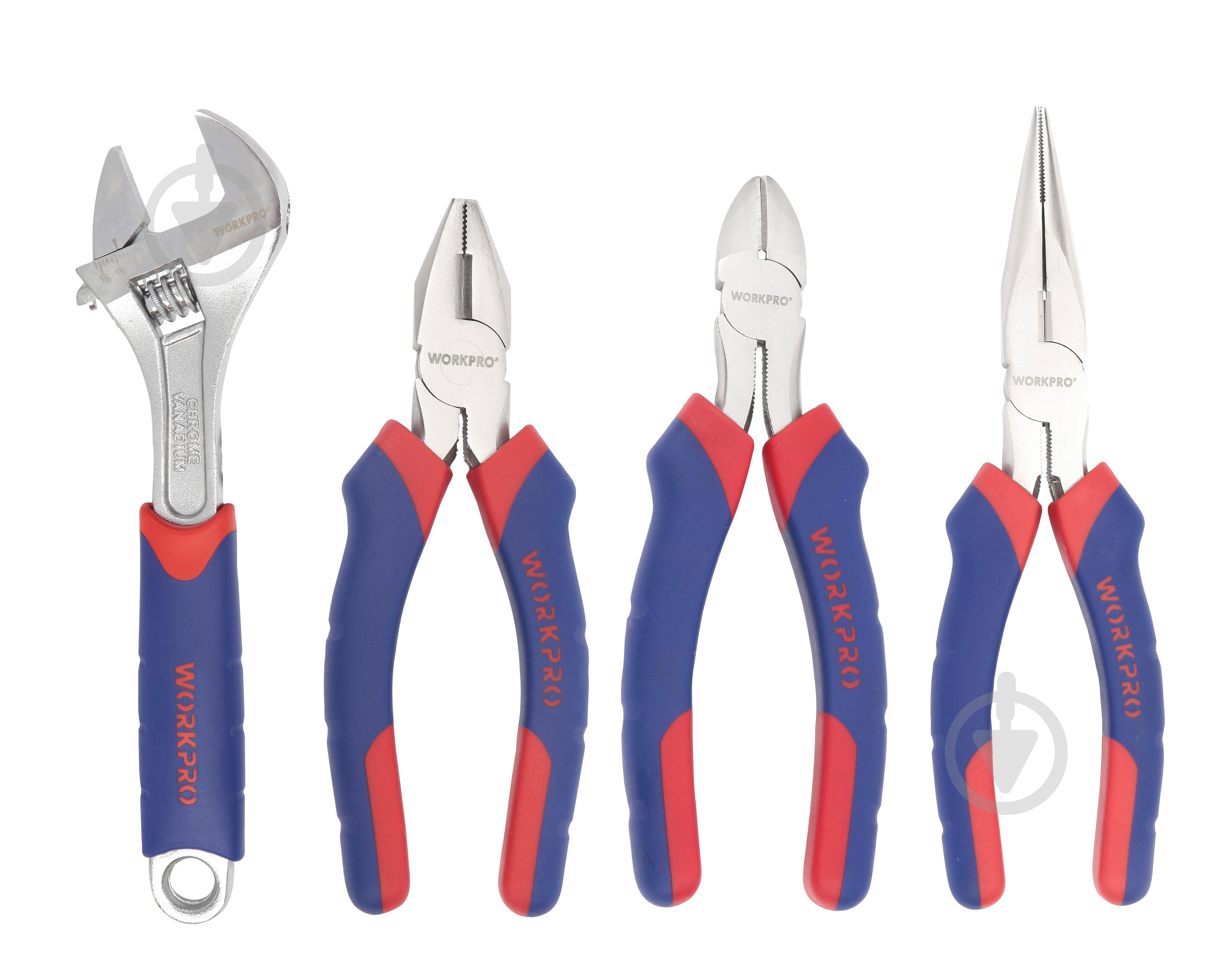 Набор ручного инструмента WORKPRO 4 шт. W001301 - фото 1 Набор ручного инструмента WORKPRO 4 шт. W001301 - фото 1