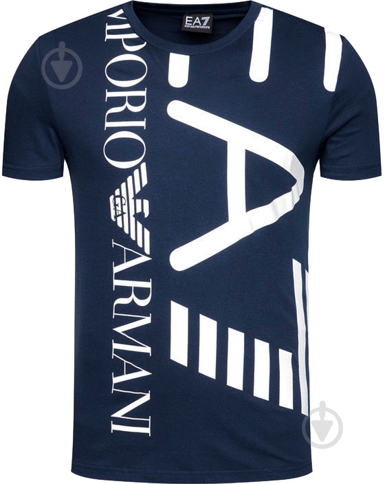 Футболка EA7 3KPT07-PJA2Z-1554 р.L синий - фото 1 Футболка EA7 3KPT07-PJA2Z-1554 р.L синий - фото 1