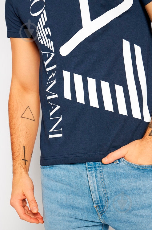 Футболка EA7 3KPT07-PJA2Z-1554 р.L синий - фото 5 Футболка EA7 3KPT07-PJA2Z-1554 р.L синий - фото 5