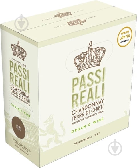 Вино Passi Reali белое полусухое Chardonnay 2 л - фото 1 Вино Passi Reali белое полусухое Chardonnay 2 л - фото 1