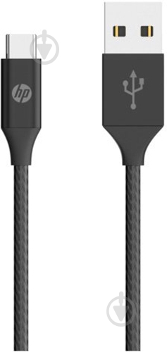Кабель HP USB AM-Type-C M 2 м чорний (DHC-TC102-2M) - фото 1