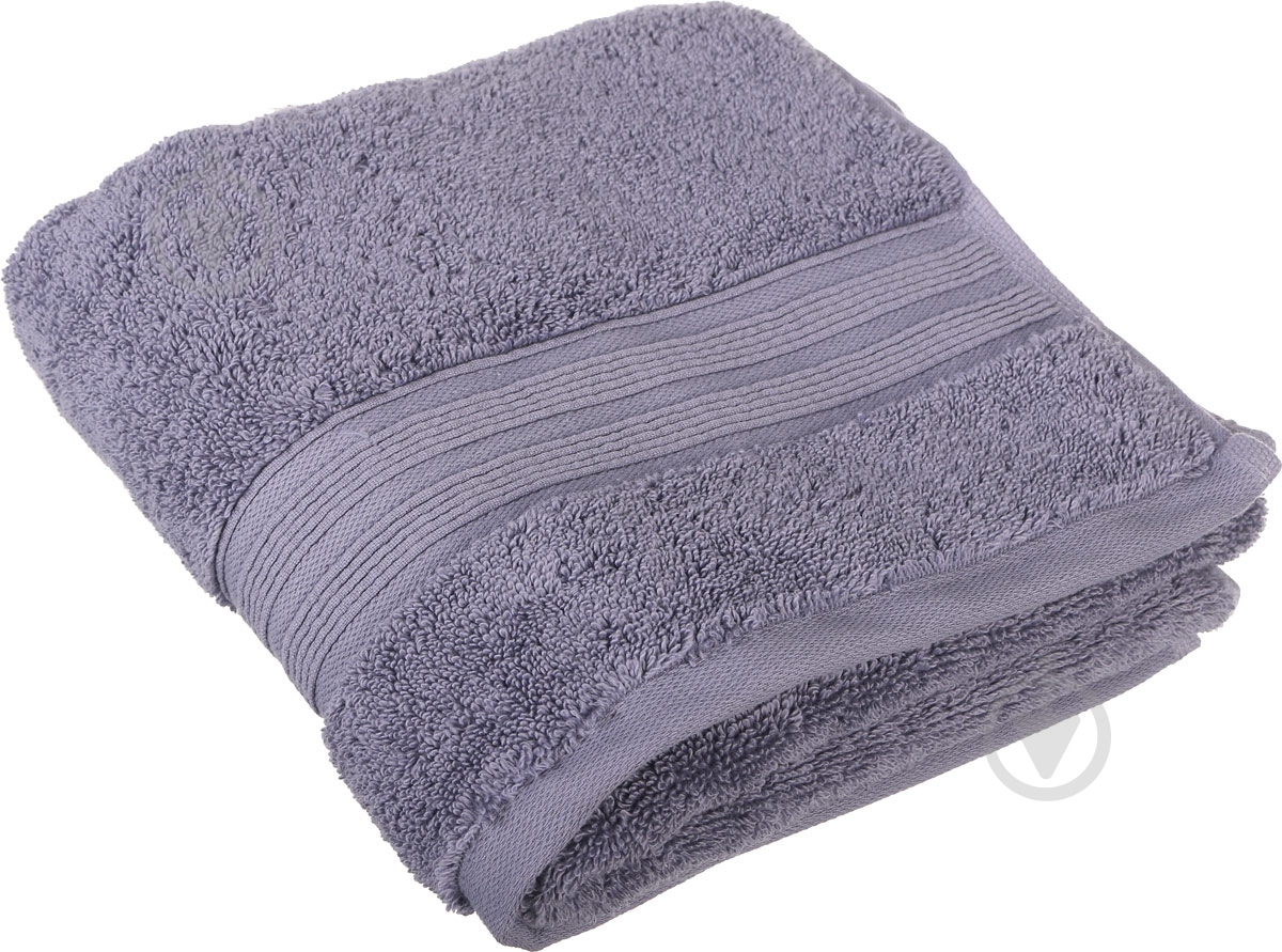 Полотенце 50x90 см серо-фиолетовый ABC - фото 1