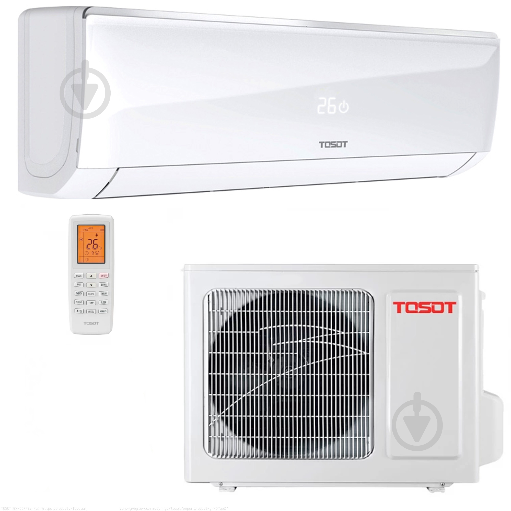 Кондиціонер TOSOT GB-12VP2 - фото 1 Кондиціонер TOSOT GB-12VP2 - фото 1