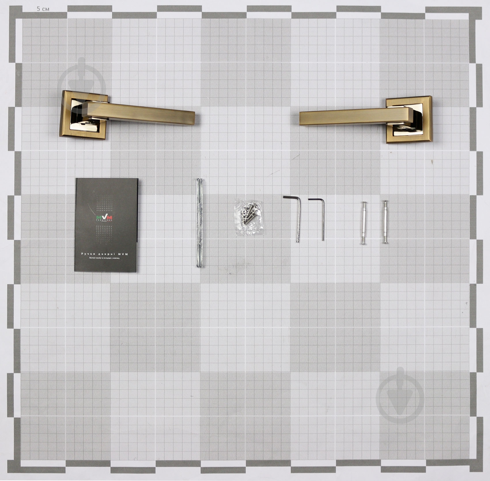 Ручка на розетке MVM Z-1290 матовая бронза/полированная бронза - фото 4 Ручка на розетке MVM Z-1290 матовая бронза/полированная бронза - фото 4