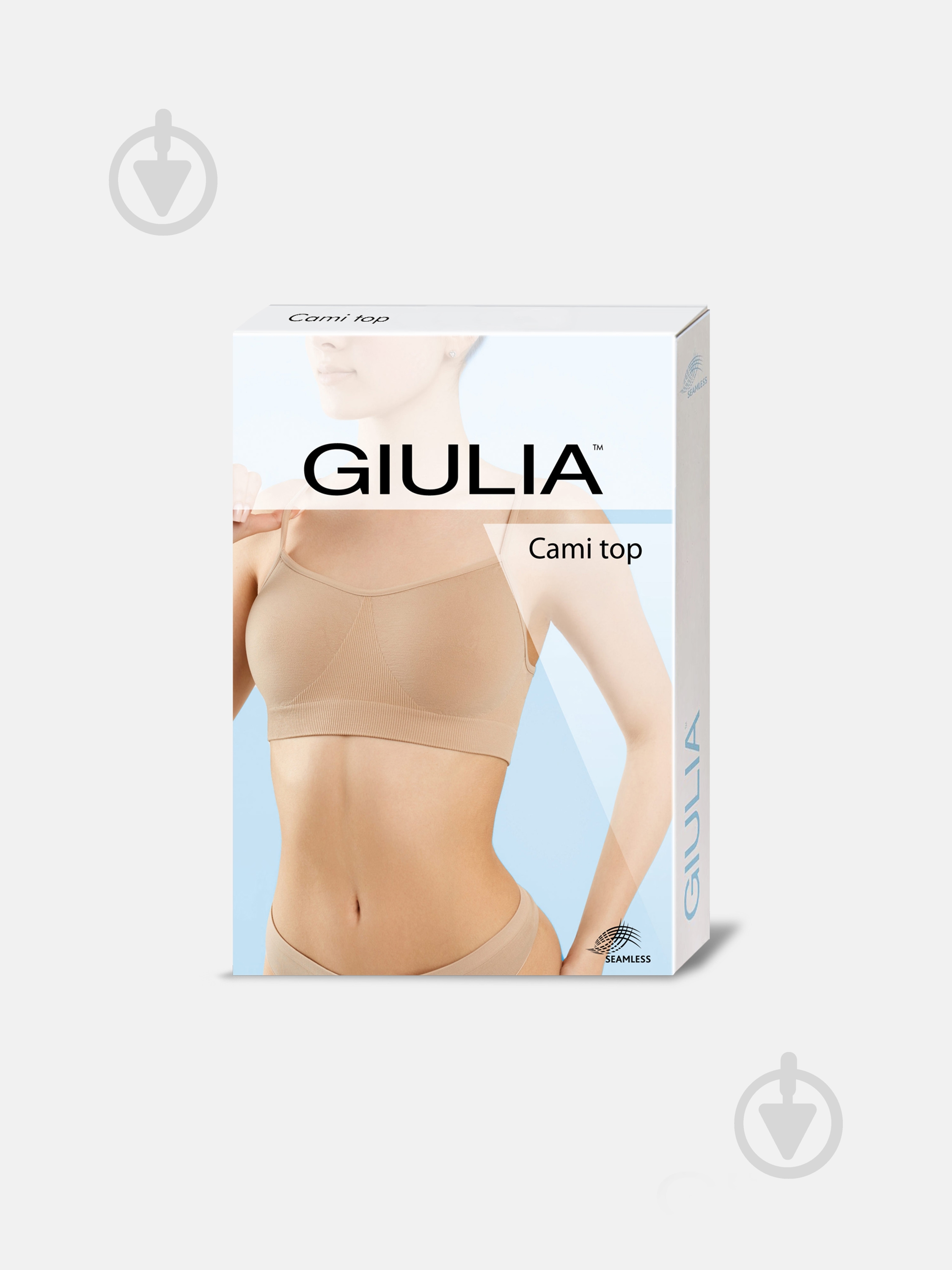 Топ-брасьер Giulia Cami top bubblegum р.S/M розовый - фото 4