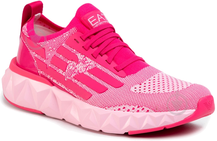 Кроссовки женские демисезонные EA7 Woven sneaker X8X048-XK113-M531 р.38 розовые - фото 1
