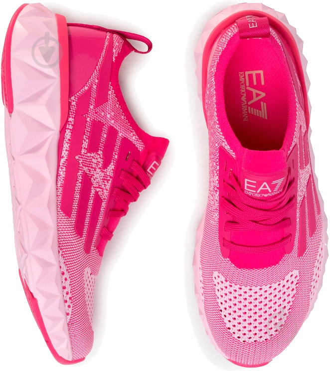 Кроссовки женские демисезонные EA7 Woven sneaker X8X048-XK113-M531 р.38 розовые - фото 5