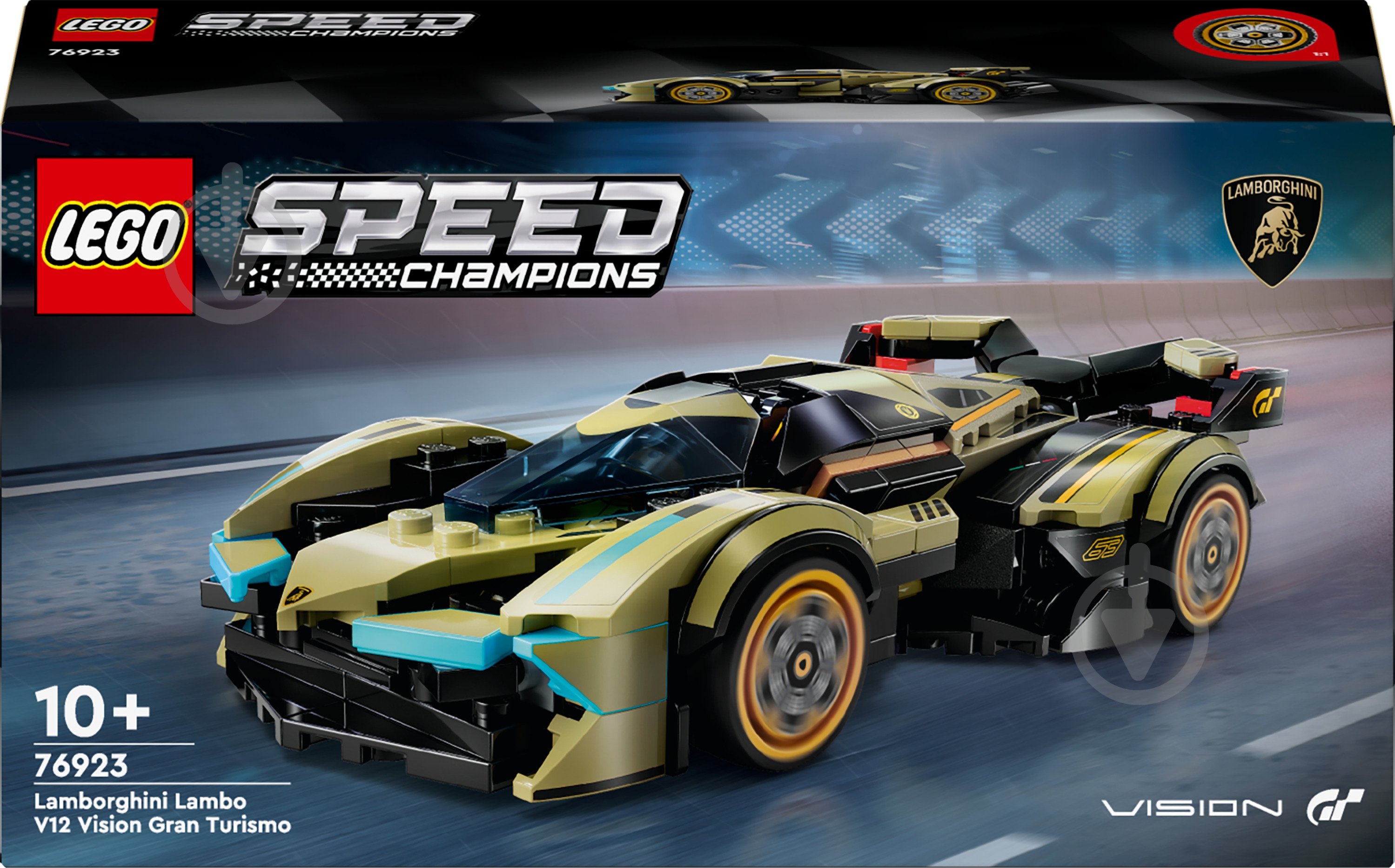 Конструктор LEGO Speed Champions Суперкар Lamborghini Lambo V12 Vision GT 76923 - фото 1
