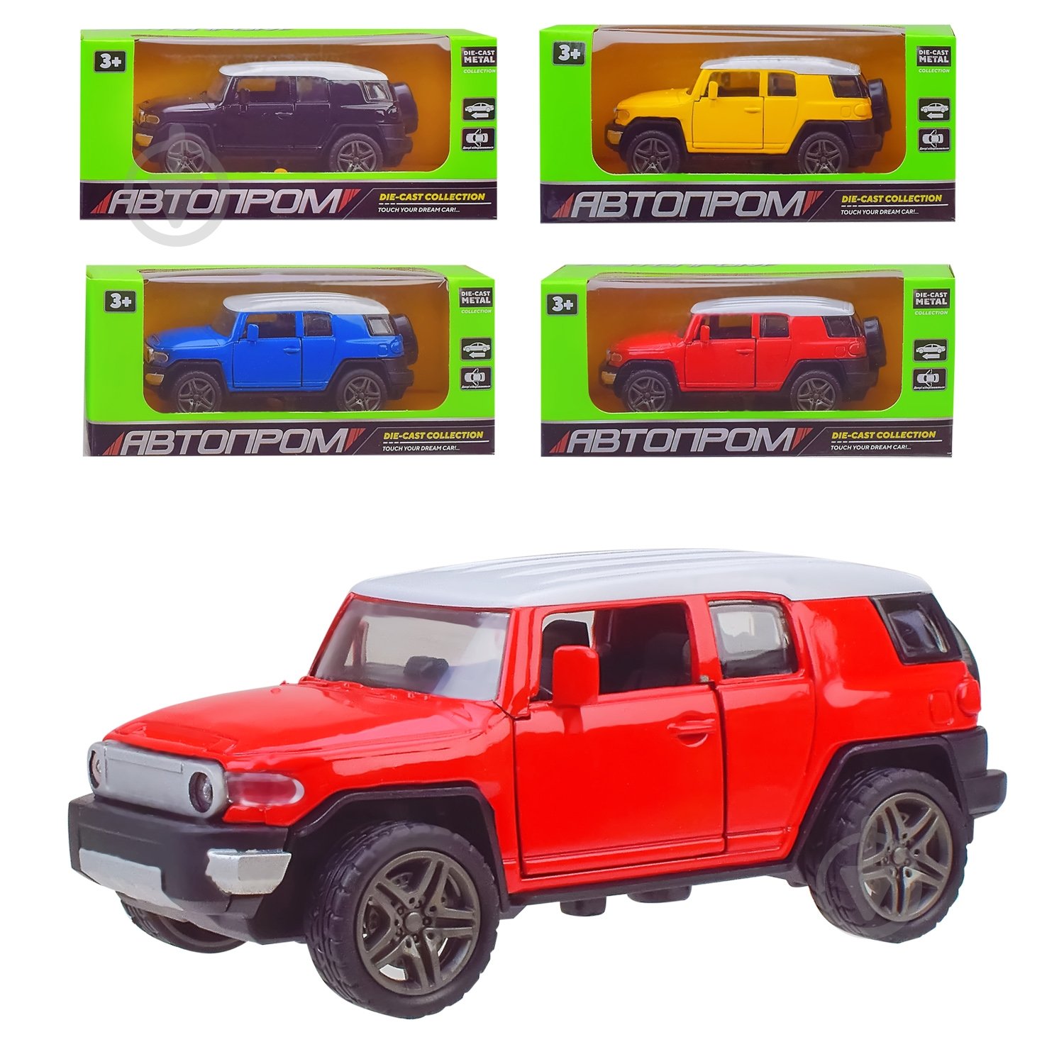 Джип Автопром в ассортименте 1:32 A3229 - фото 1 Джип Автопром в ассортименте 1:32 A3229 - фото 1