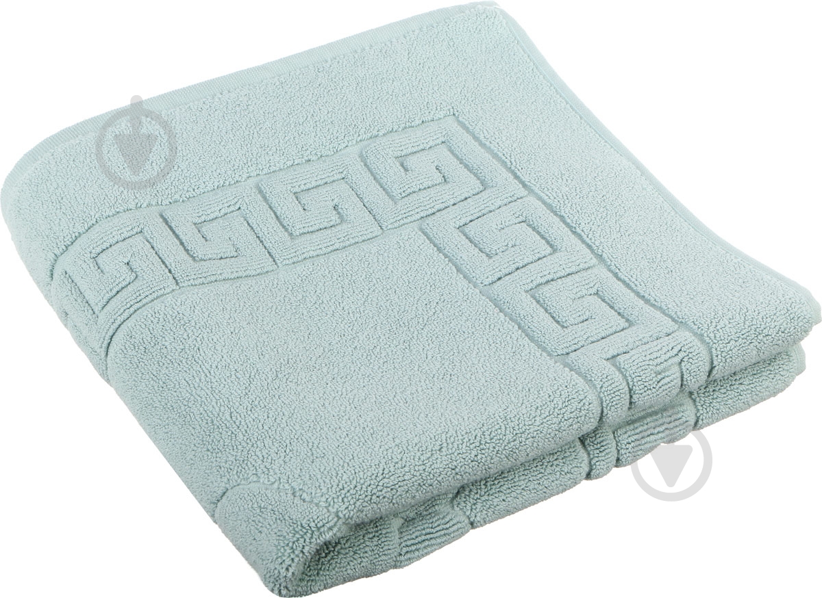 Коврик для ног ABC 60x85 см голубой - фото 1