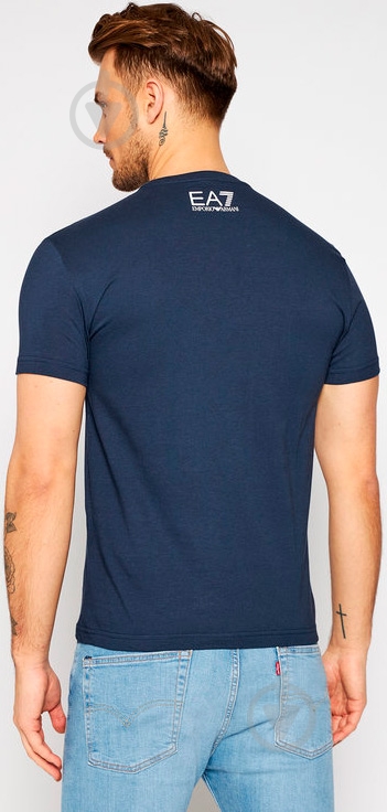 Футболка EA7 3KPT07-PJA2Z-1554 р.S синий - фото 3 Футболка EA7 3KPT07-PJA2Z-1554 р.S синий - фото 3
