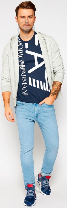 Футболка EA7 3KPT07-PJA2Z-1554 р.S синий - фото 4 Футболка EA7 3KPT07-PJA2Z-1554 р.S синий - фото 4