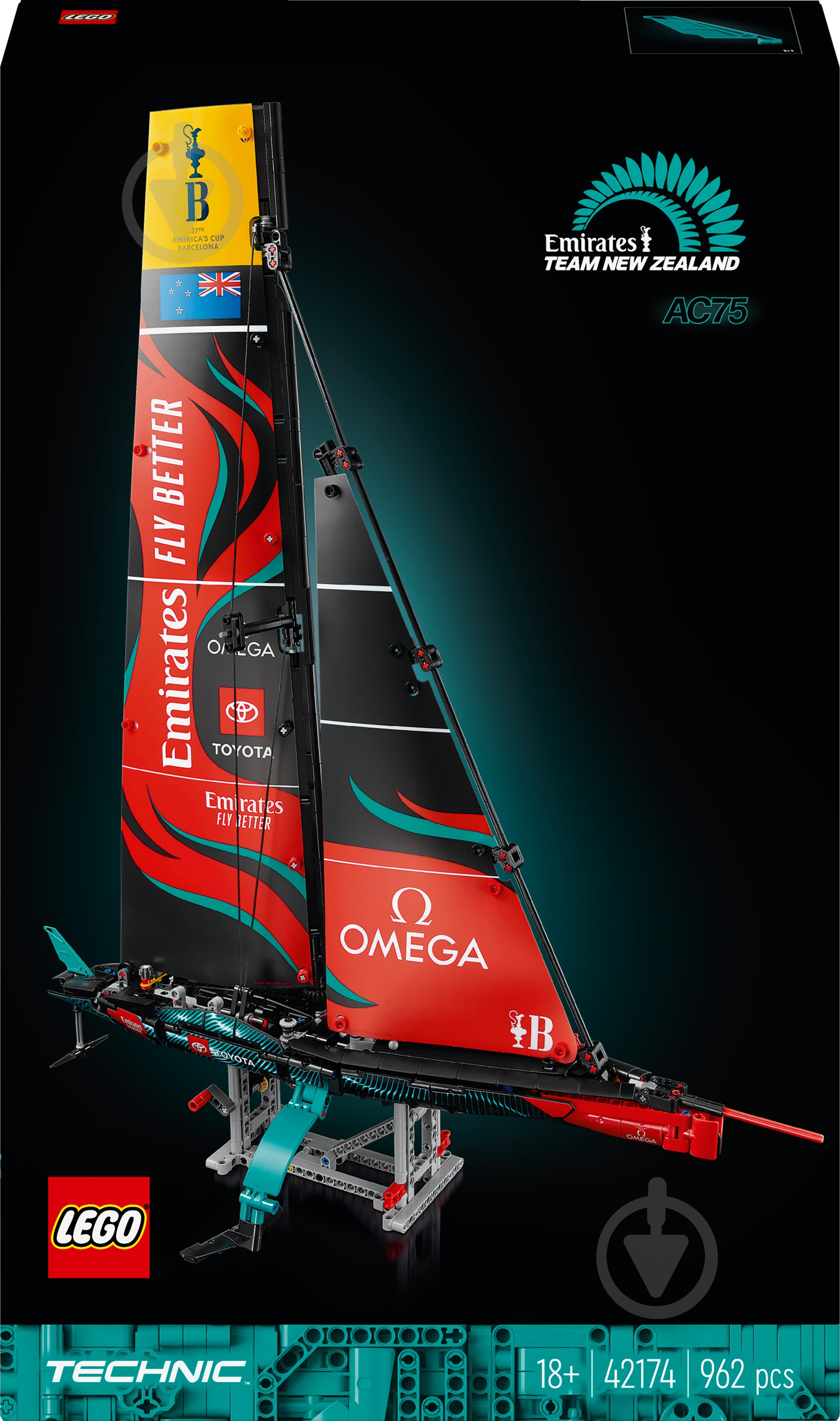 ᐉ Конструктор LEGO Technic Яхта Emirates Team New Zealand AC75