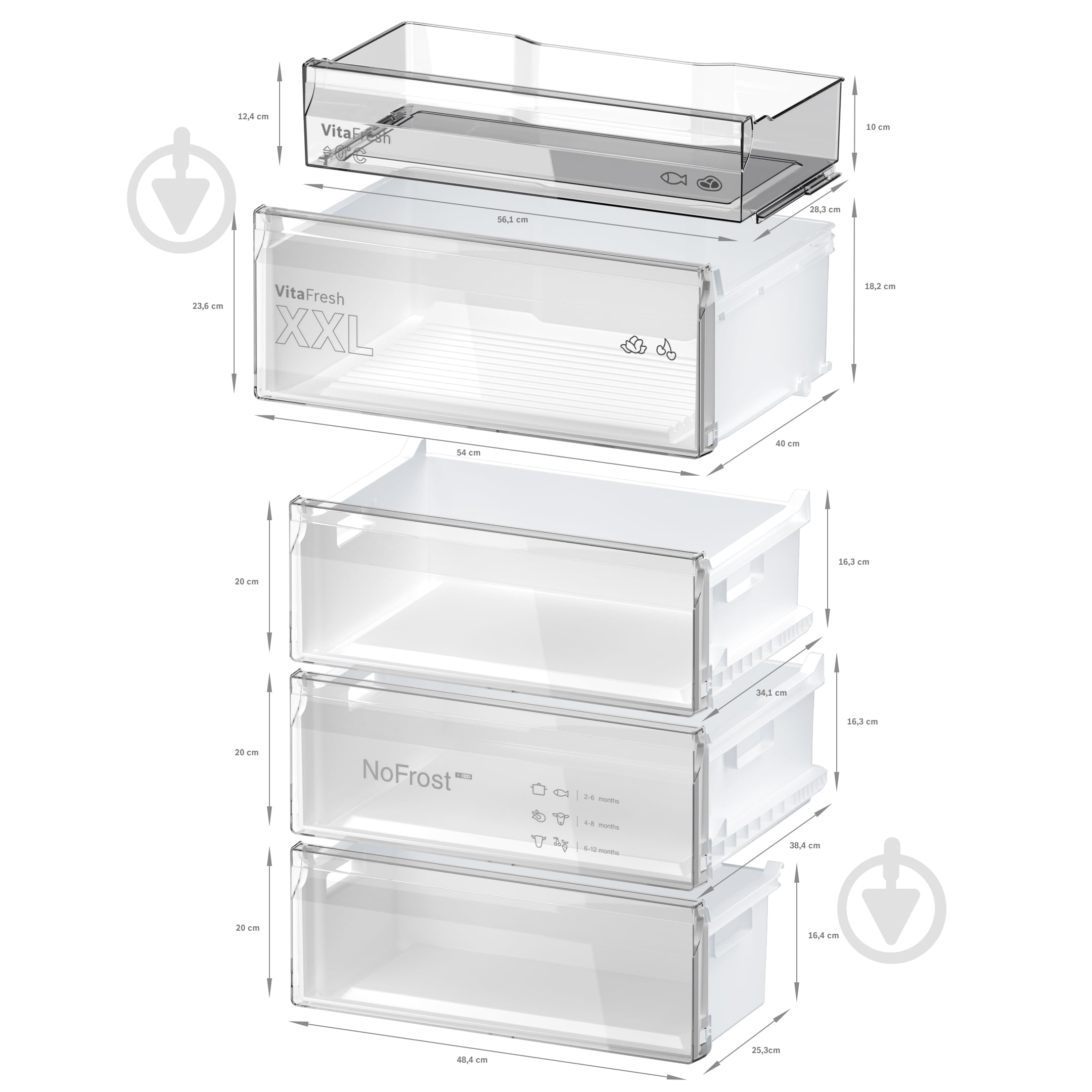 Холодильник Bosch KGN49XID0U - фото 7