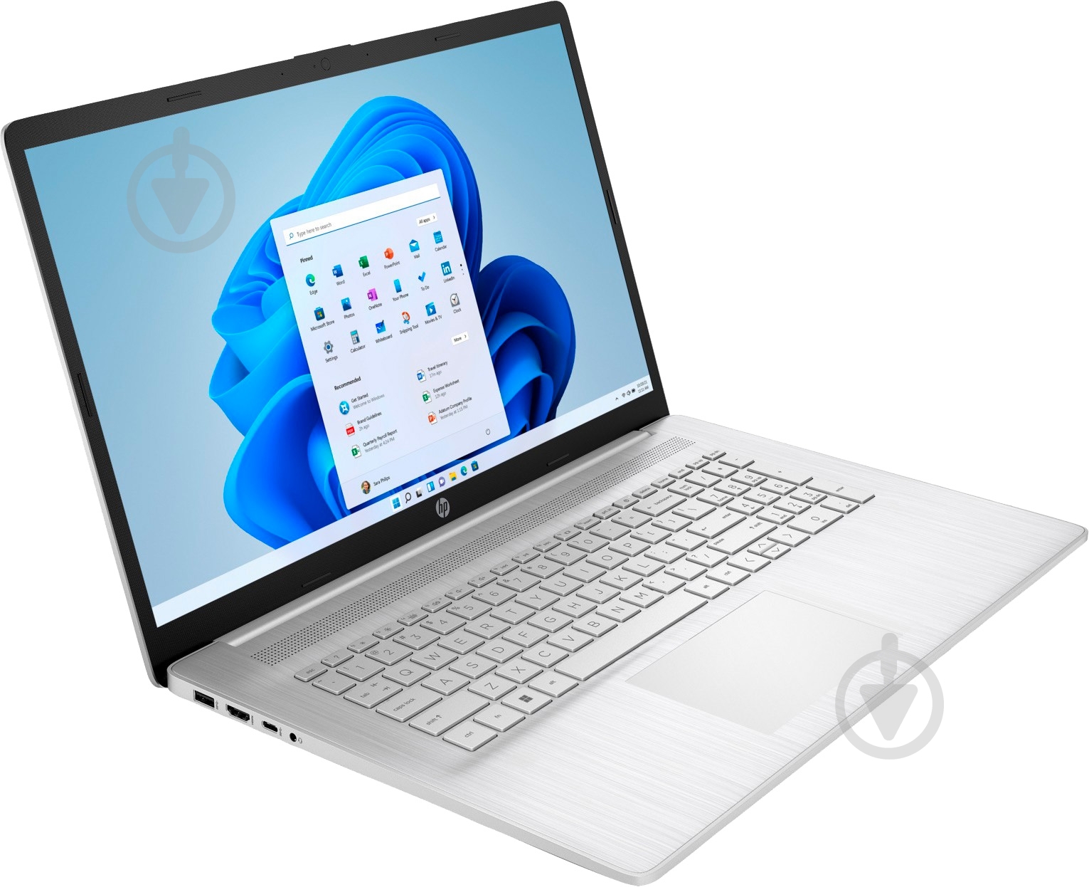Ноутбук HP 17-cn2008ua 17,3" (6K128EA) silver - фото 2