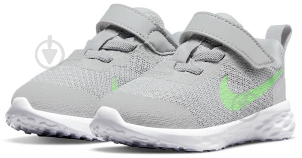 Кросівки Nike REVOLUTION 6 NN (TDV) DD1094-009 р.26 сірі - фото 6