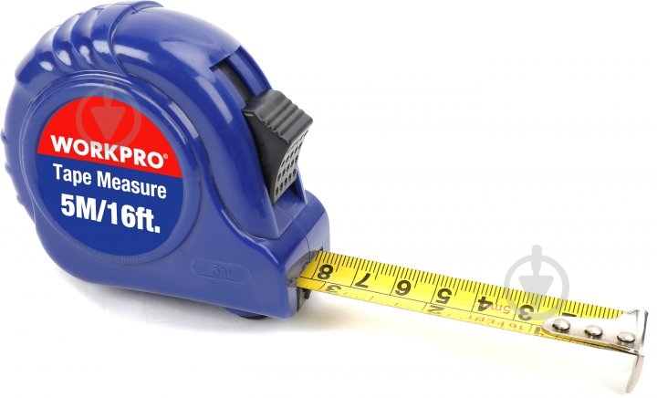 Рулетка WORKPRO синий W061003 5  м x 16  мм - фото 1