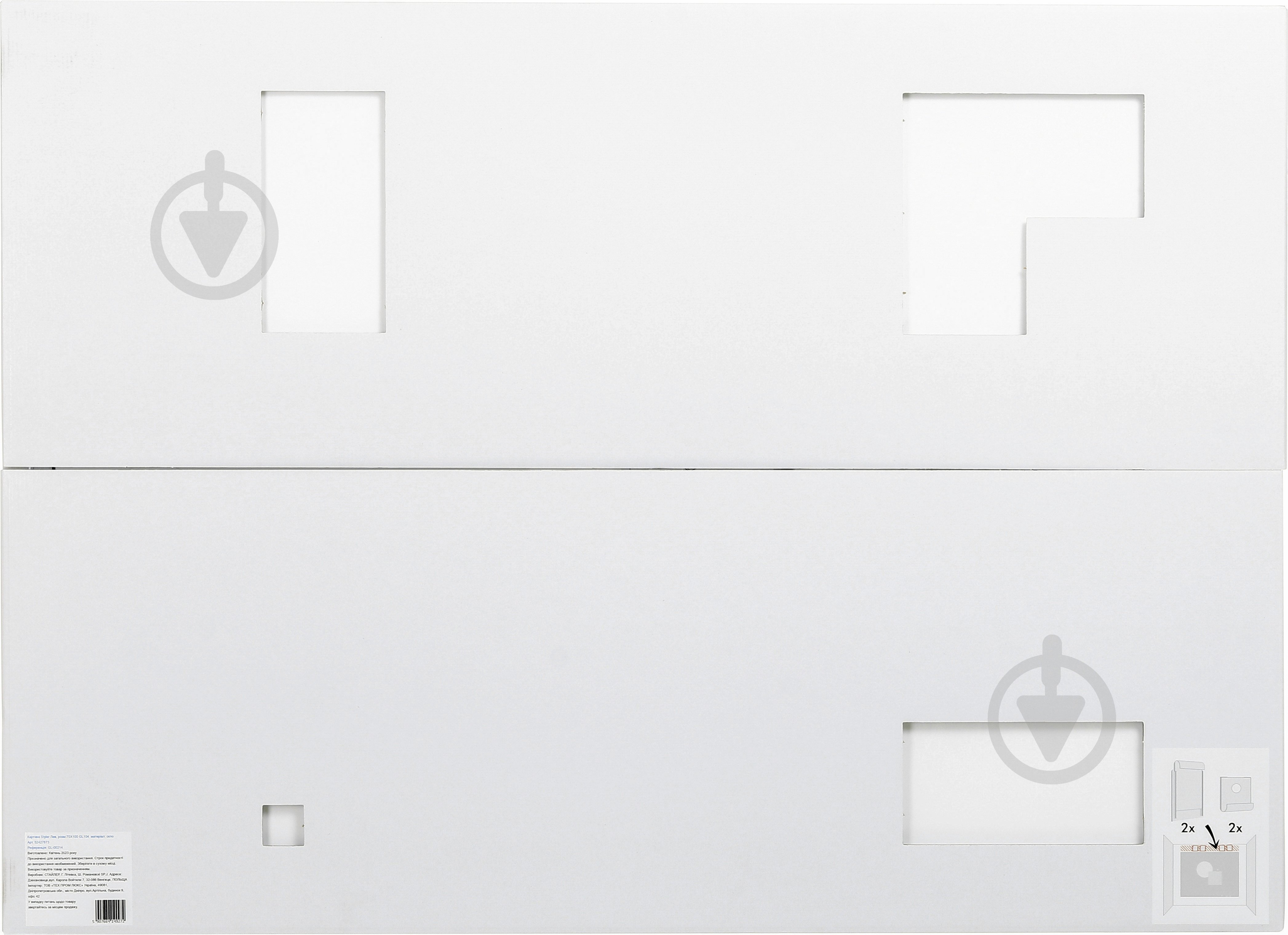 Картина на стекле Лев 70x100 см Styler GL-00214 - фото 5 Картина на стекле Лев 70x100 см Styler GL-00214 - фото 5