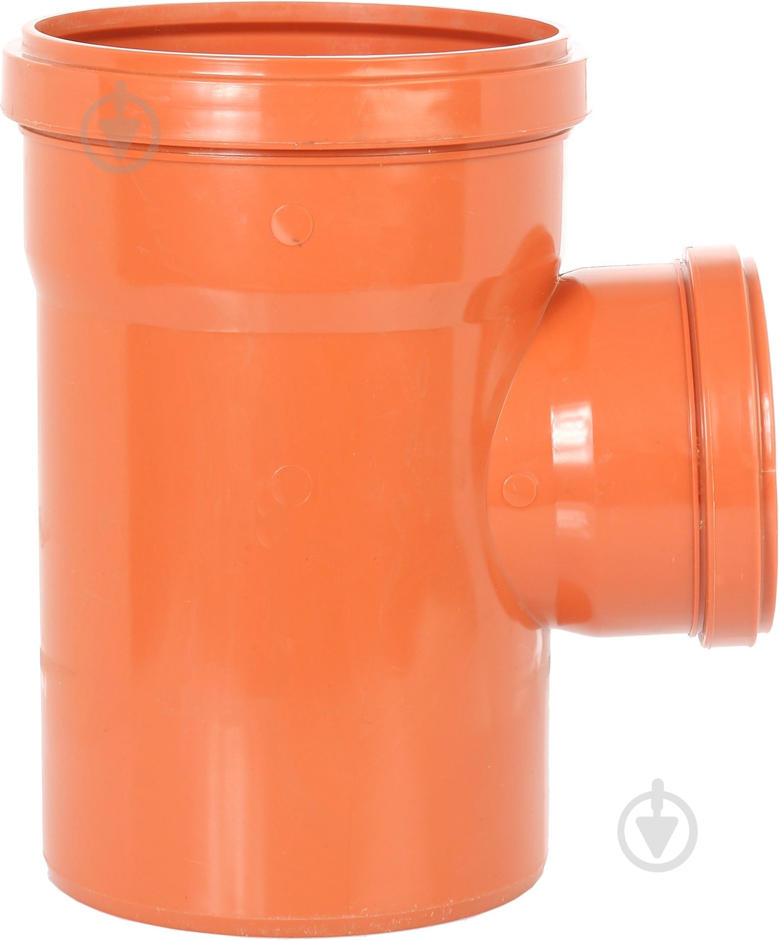 Тройник ПВХ d160x110x90° Инсталпласт - фото 1 Тройник ПВХ d160x110x90° Инсталпласт - фото 1