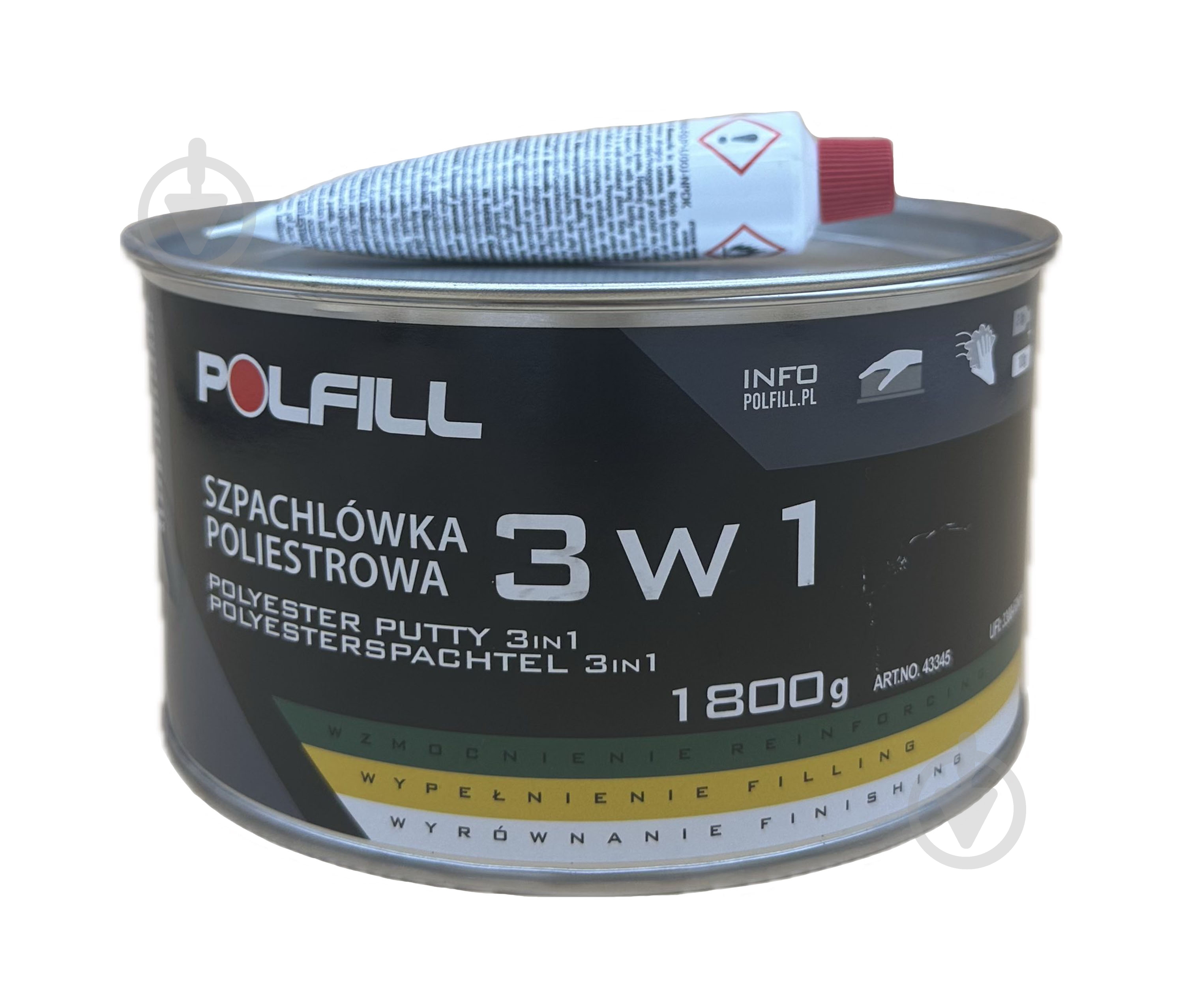 Шпаклевка 3 в1 Polfill 1,8 кг - фото 1
